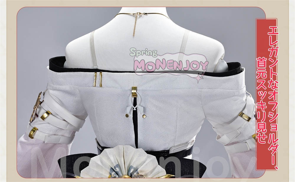 Monenjoy 鳴潮 緋雪 コスプレ衣装 ひゆき ジャカード織りの生地 超立体3DPLA材質パーツ コスチューム イベント舞台対応