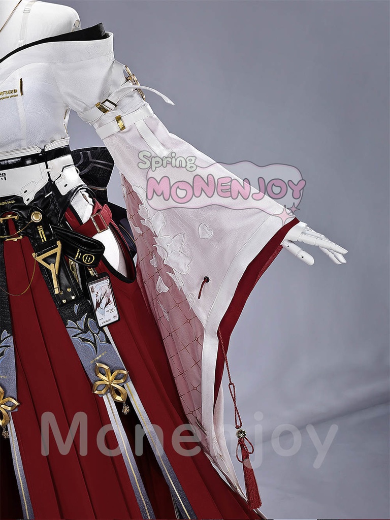 Monenjoy 鳴潮 緋雪 コスプレ衣装 ひゆき ジャカード織りの生地 超立体3DPLA材質パーツ コスチューム イベント舞台対応