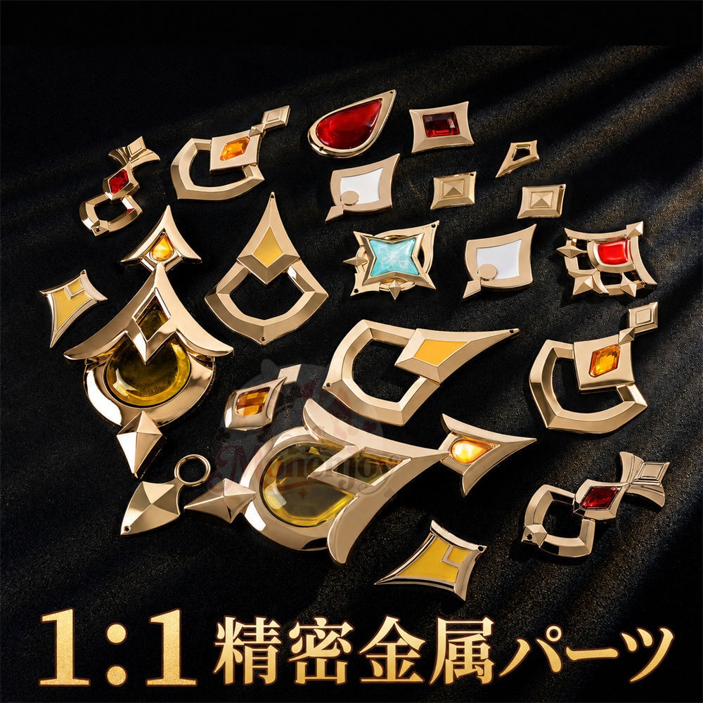 Monenjoy 原神 サンドローネ コスプレ衣装 金属製パーツUP 背中ゼンマイ回転可能 イベント舞台対応