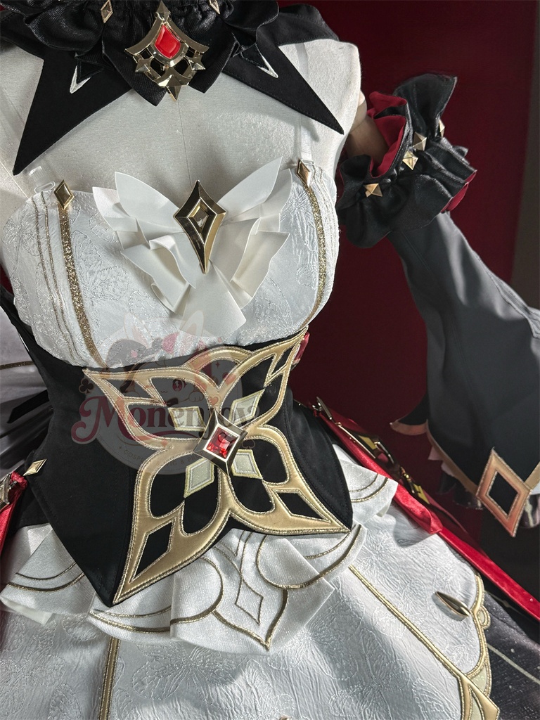 Monenjoy 原神 サンドローネ コスプレ衣装 金属製パーツUP 背中ゼンマイ回転可能 イベント舞台対応