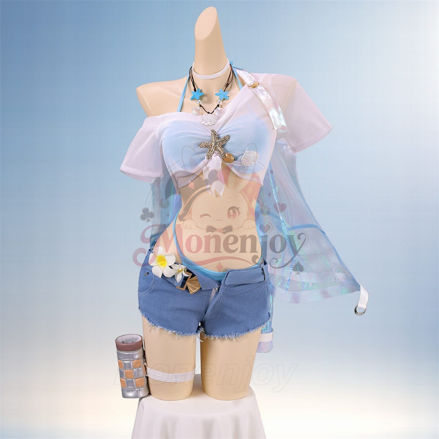 2026年夏着限定販売【Monenjoy】鳴潮 千咲「白桃パフェ」・リンネー「ミントキャンディ」夏コスプレ衣装 水着Ver. コスチューム