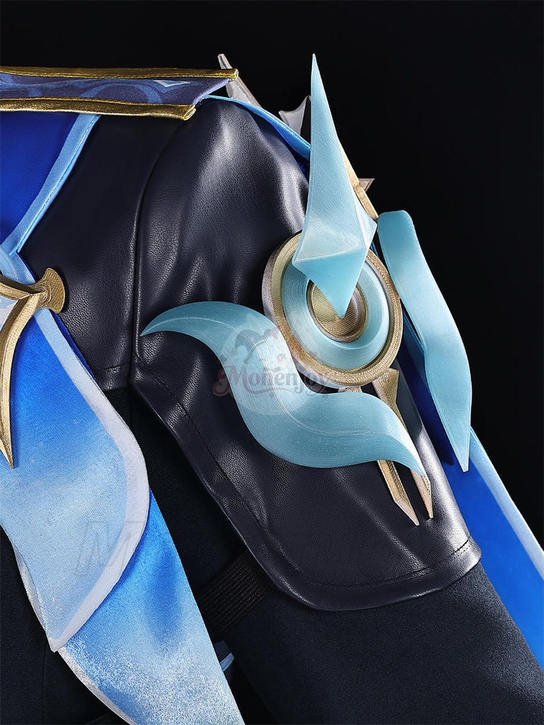 Monenjoy 原神 空 スネージナヤ コスプレ衣装|ユニフォーム 3D PLAパーツ付き