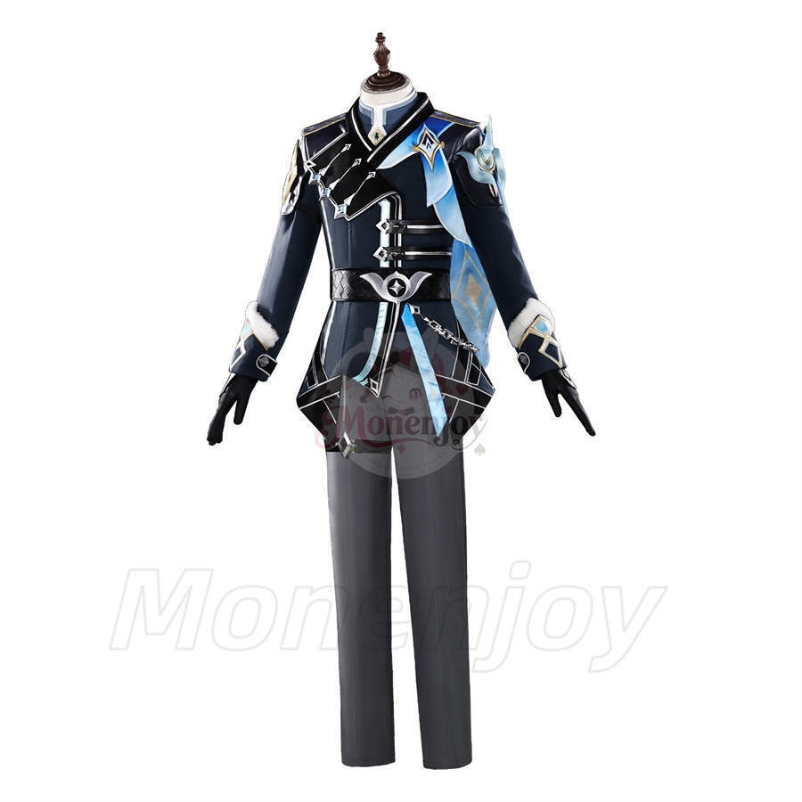 Monenjoy 原神 空 スネージナヤ コスプレ衣装|ユニフォーム 3D PLAパーツ付き