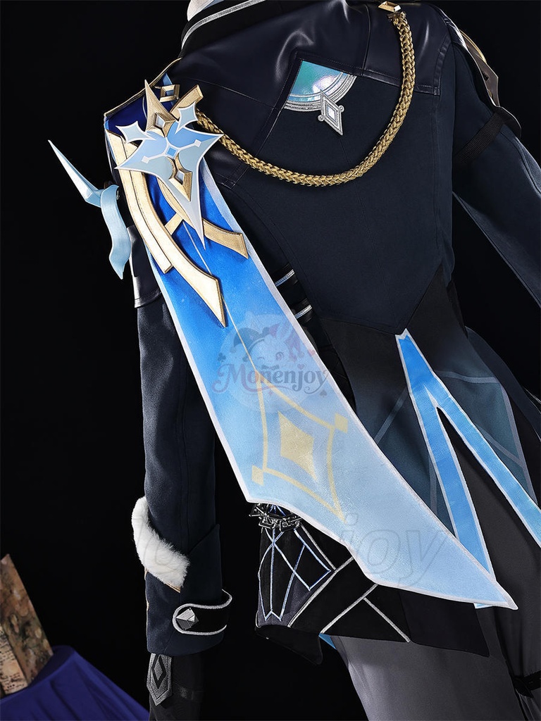 Monenjoy 原神 空 スネージナヤ コスプレ衣装|ユニフォーム 3D PLAパーツ付き