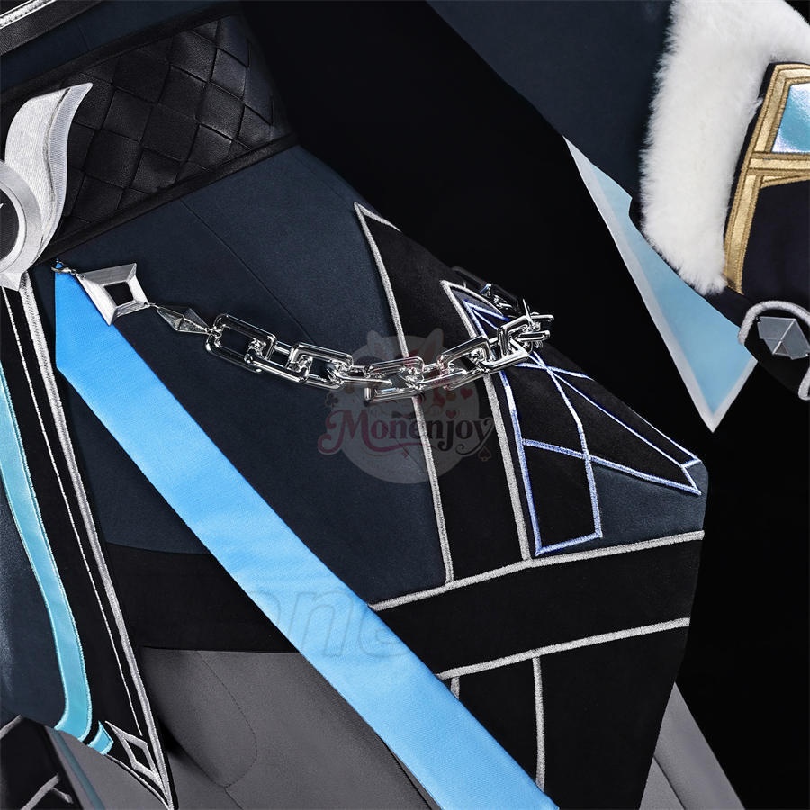 Monenjoy 原神 空 スネージナヤ コスプレ衣装|ユニフォーム 3D PLAパーツ付き