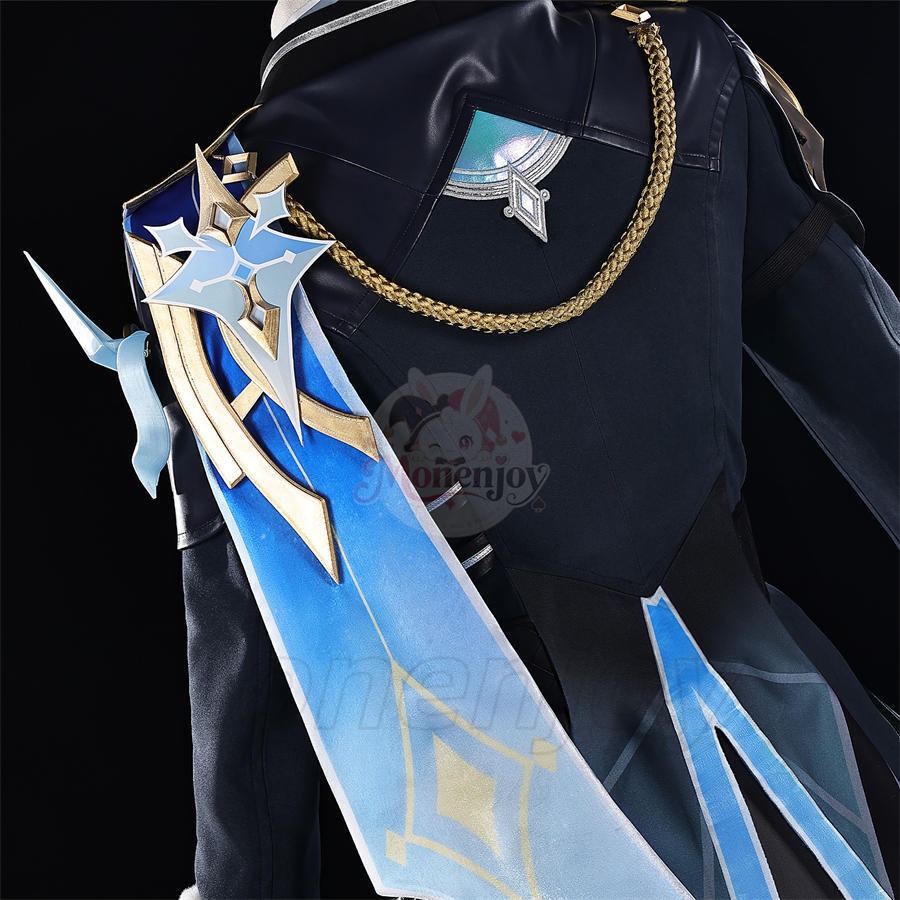 Monenjoy 原神 空 スネージナヤ コスプレ衣装|ユニフォーム 3D PLAパーツ付き