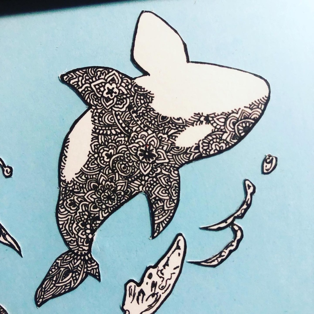 シャチ　原画