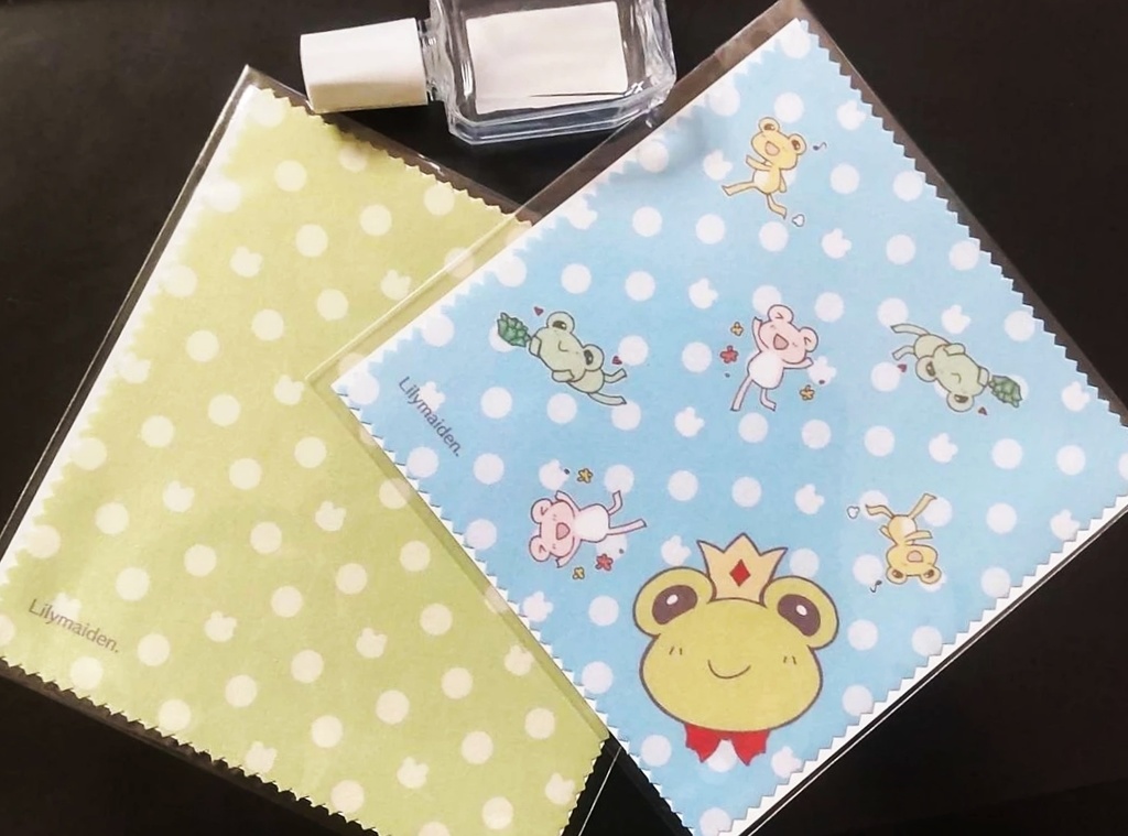 オリジナルかえるマイクロファイバークロス