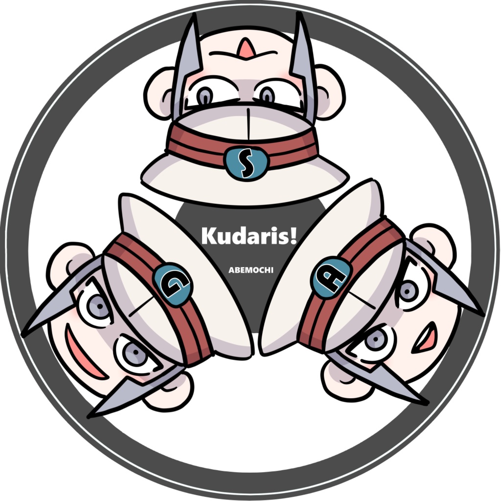 ホログラム仕様３マスデカアクキー【クダリversion】