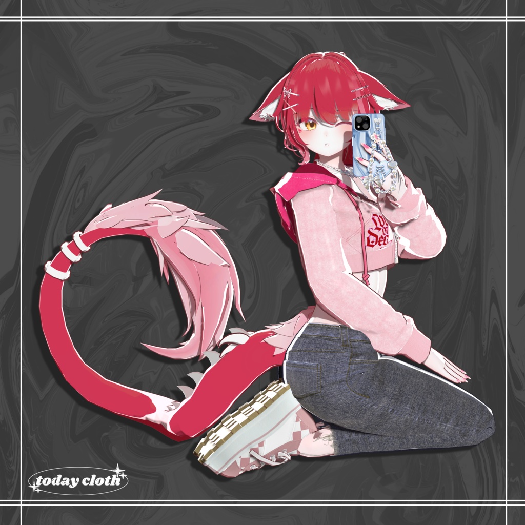 🖤SALE🖤【7アバター対応】Hoodie