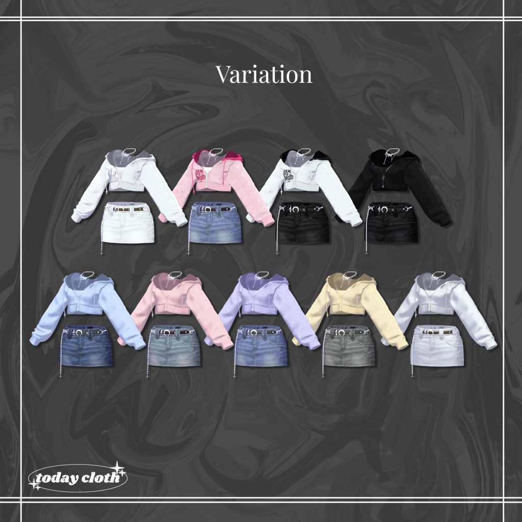 🖤SALE🖤【7アバター対応】Hoodie