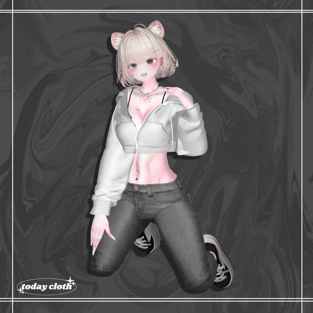 🖤SALE🖤【7アバター対応】Hoodie