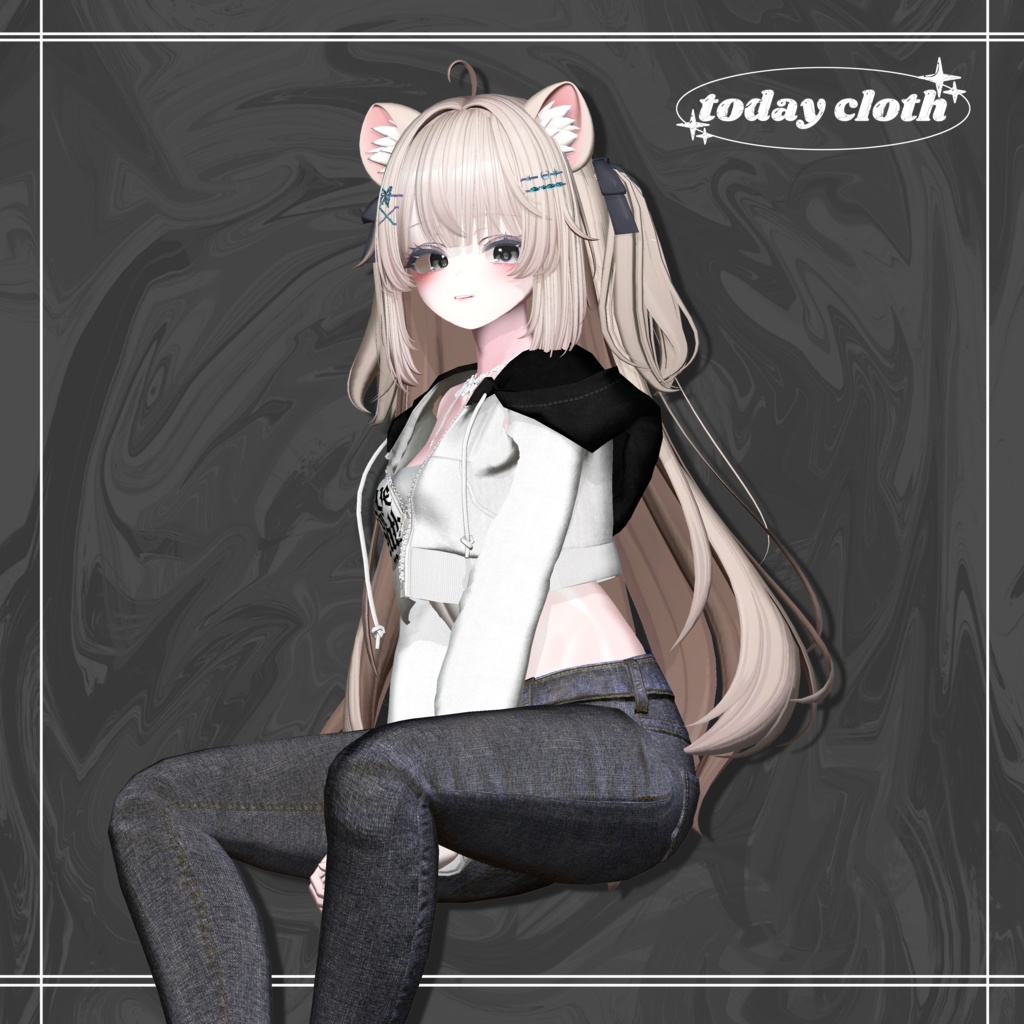 🖤SALE🖤【7アバター対応】Hoodie