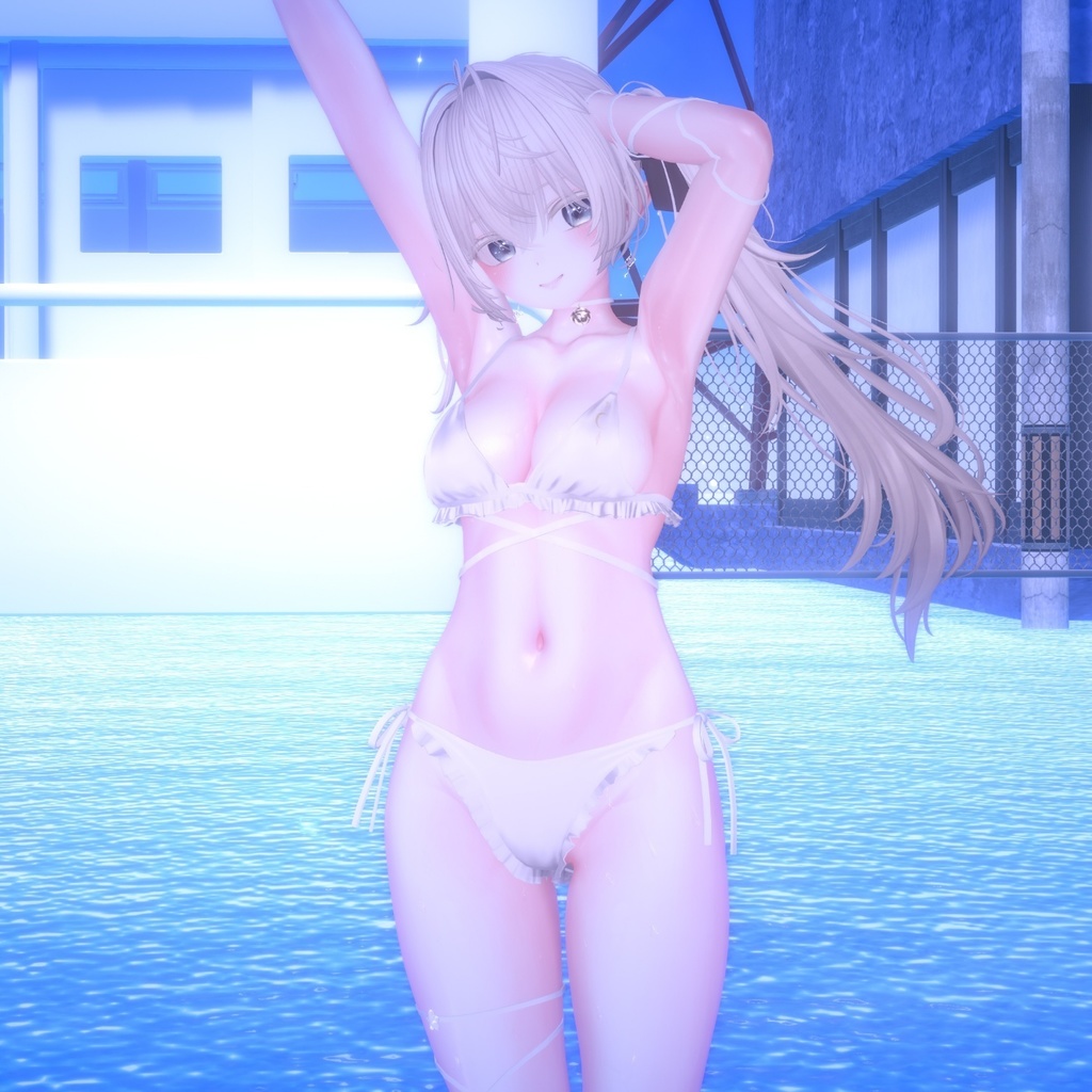 【7アバター対応】Today Sailor Frill Bikini