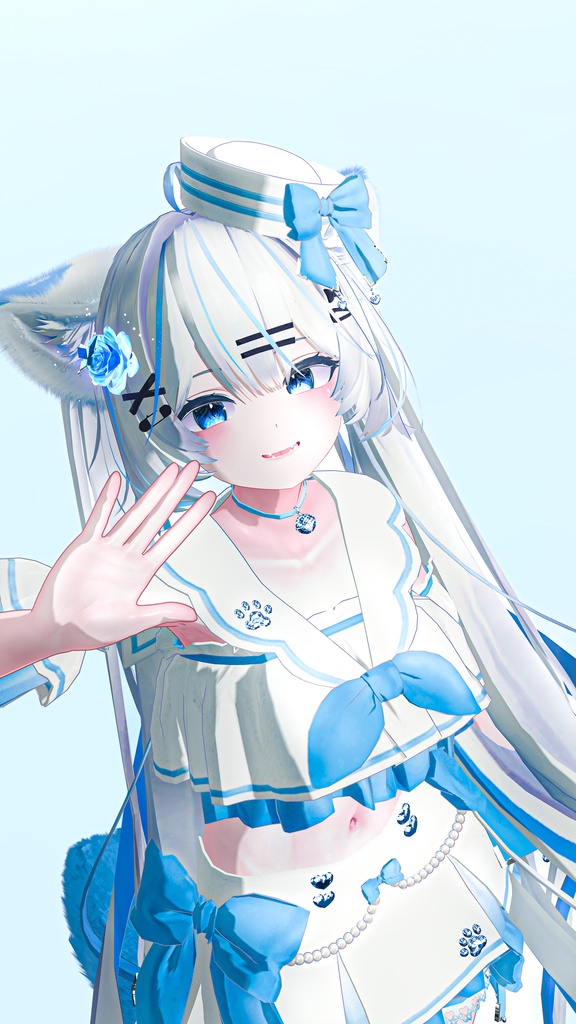 【7アバター対応】Today Sailor Frill Bikini