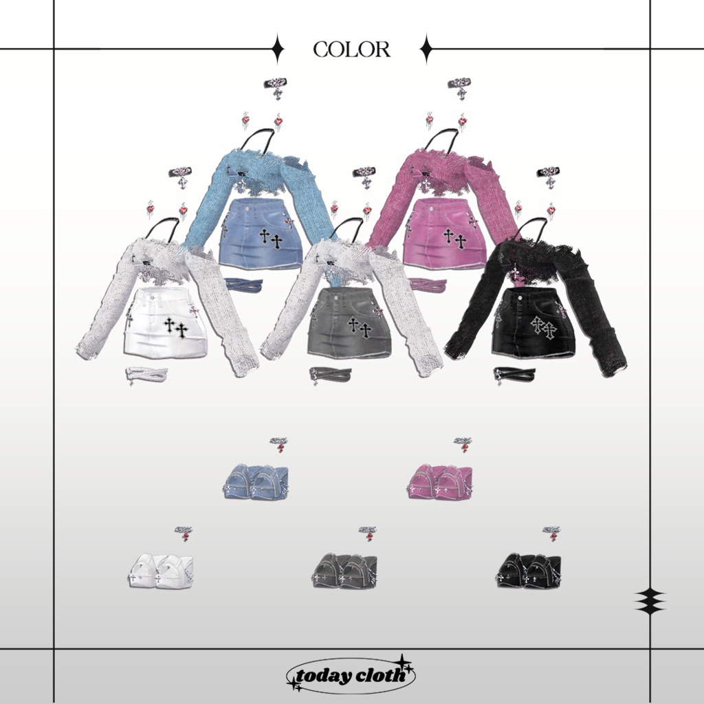 🖤SALE🖤【7アバター対応】Denim Bikini