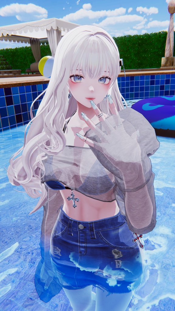 🖤SALE🖤【7アバター対応】Denim Bikini