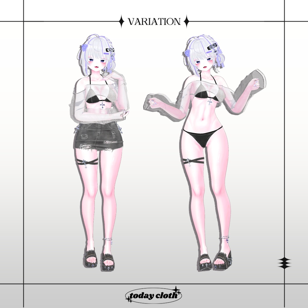 🖤SALE🖤【7アバター対応】Denim Bikini