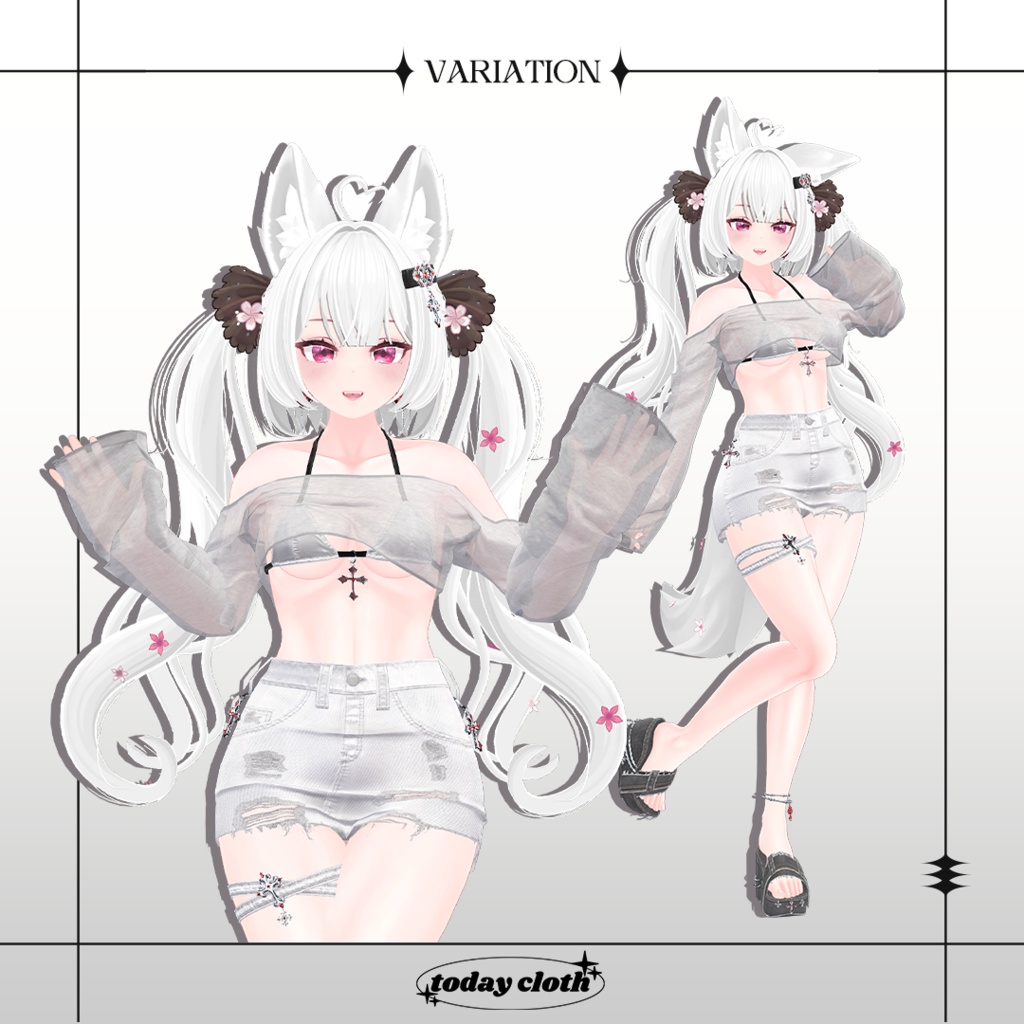 🖤SALE🖤【7アバター対応】Denim Bikini