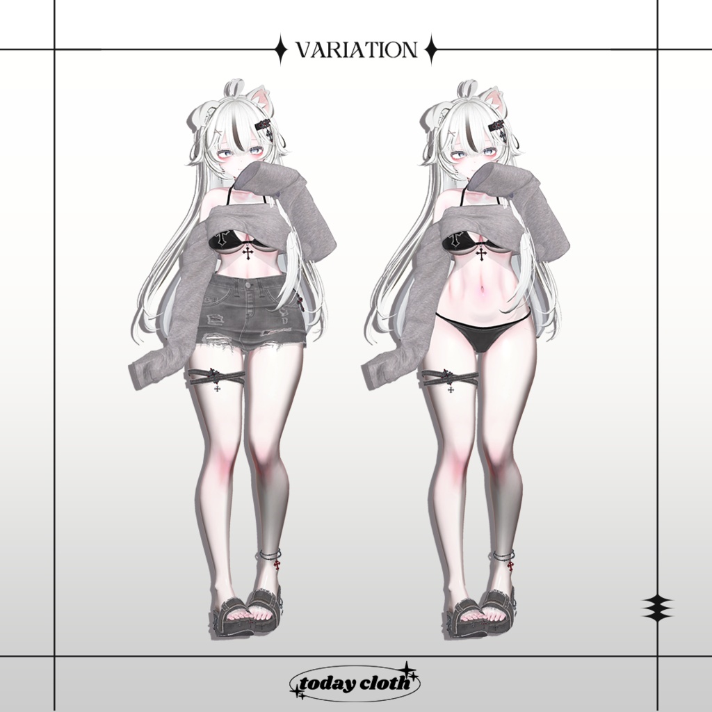 🖤SALE🖤【7アバター対応】Denim Bikini