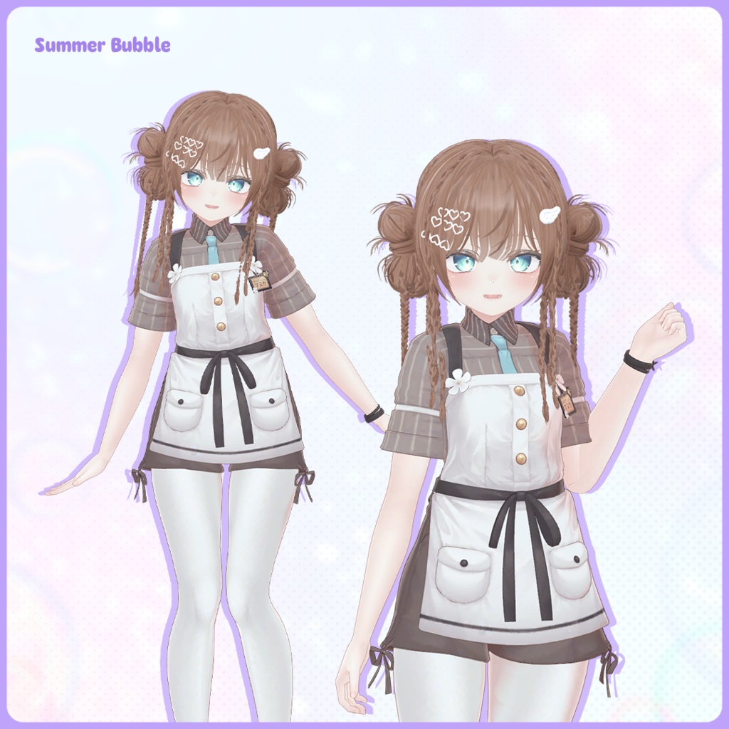 【5アバター対応】🫧Braids Hair🫧