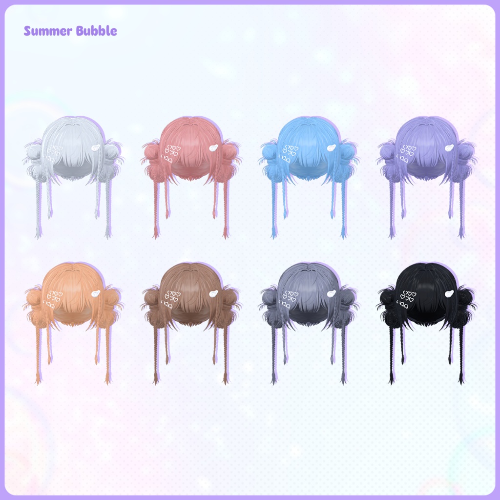 【5アバター対応】🫧Braids Hair🫧