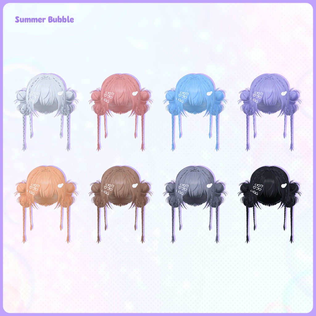 【5アバター対応】🫧Braids Hair🫧