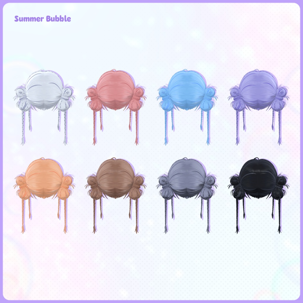 【5アバター対応】🫧Braids Hair🫧