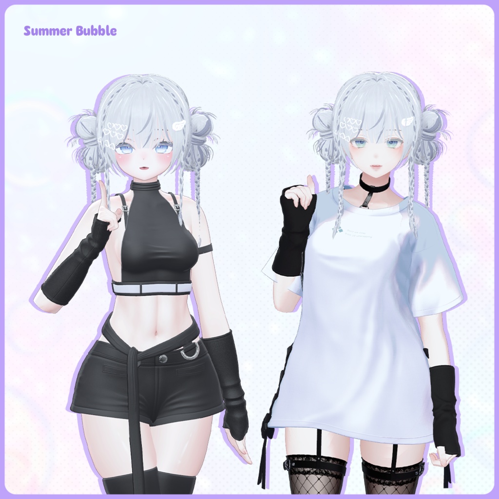 【5アバター対応】🫧Braids Hair🫧