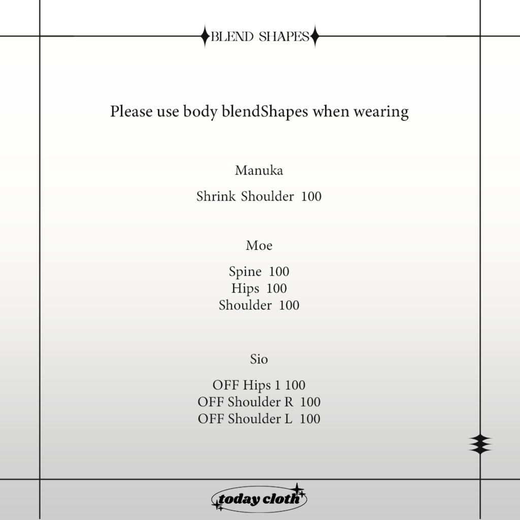 【3アバター対応】Today Romper