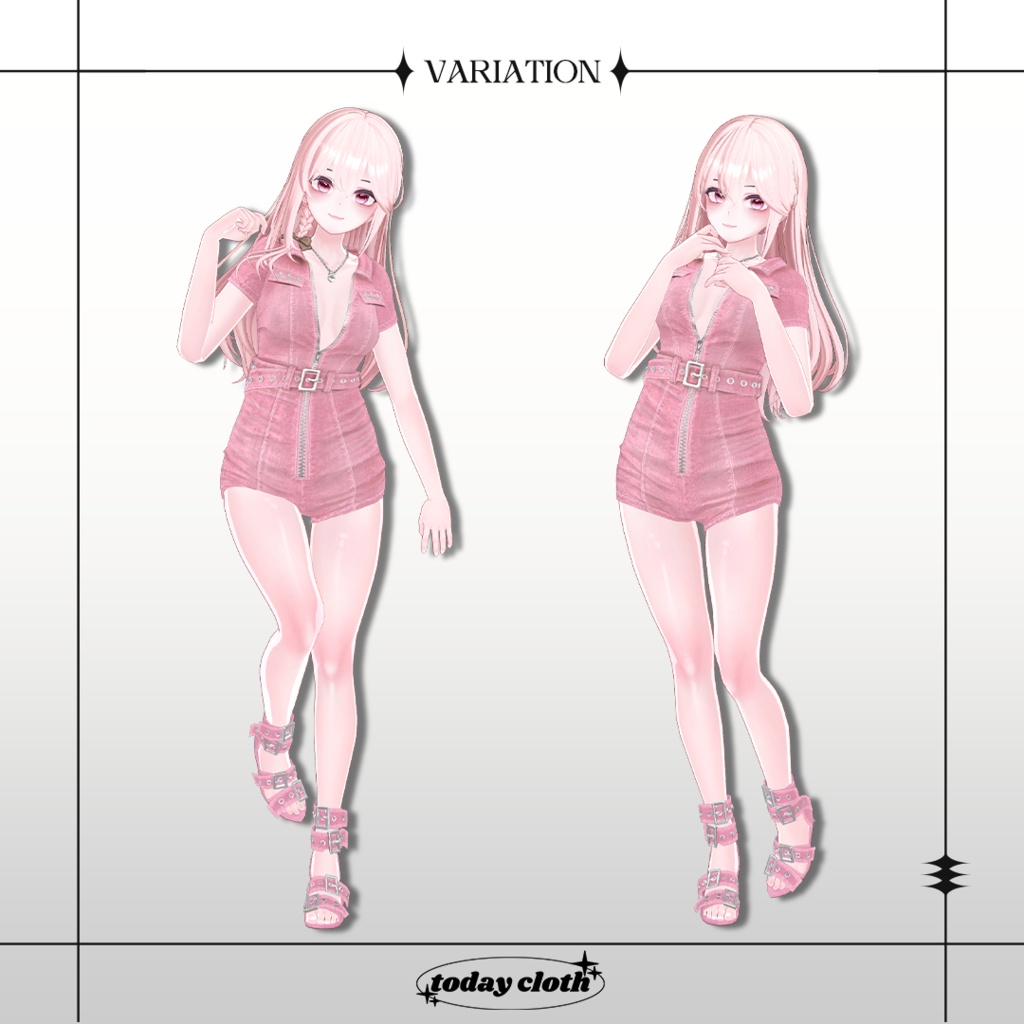 【3アバター対応】Today Romper