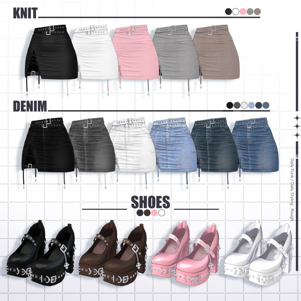 🖤SALE🖤【8アバター対応】Daily Punk