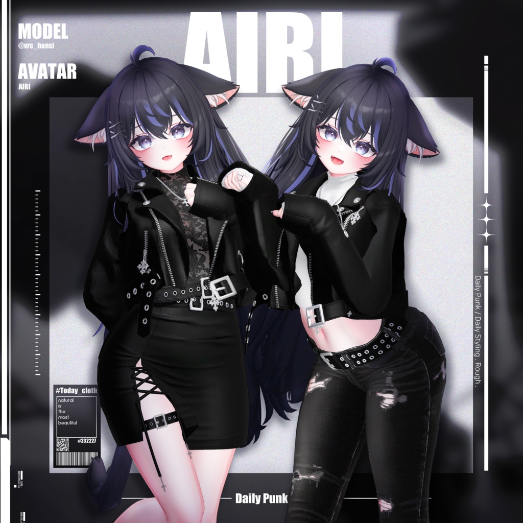 🖤SALE🖤【8アバター対応】Daily Punk