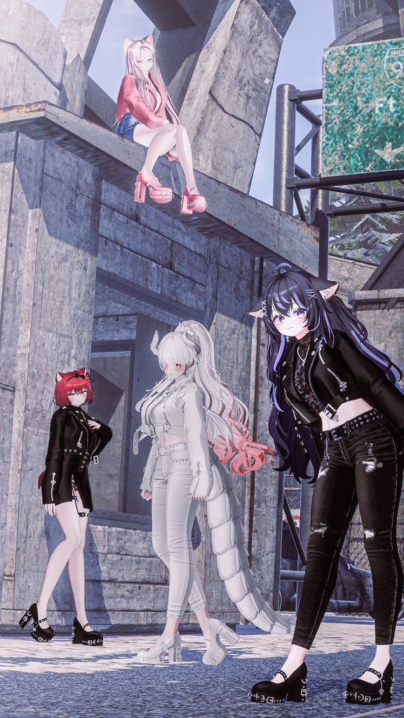 🖤SALE🖤【8アバター対応】Daily Punk