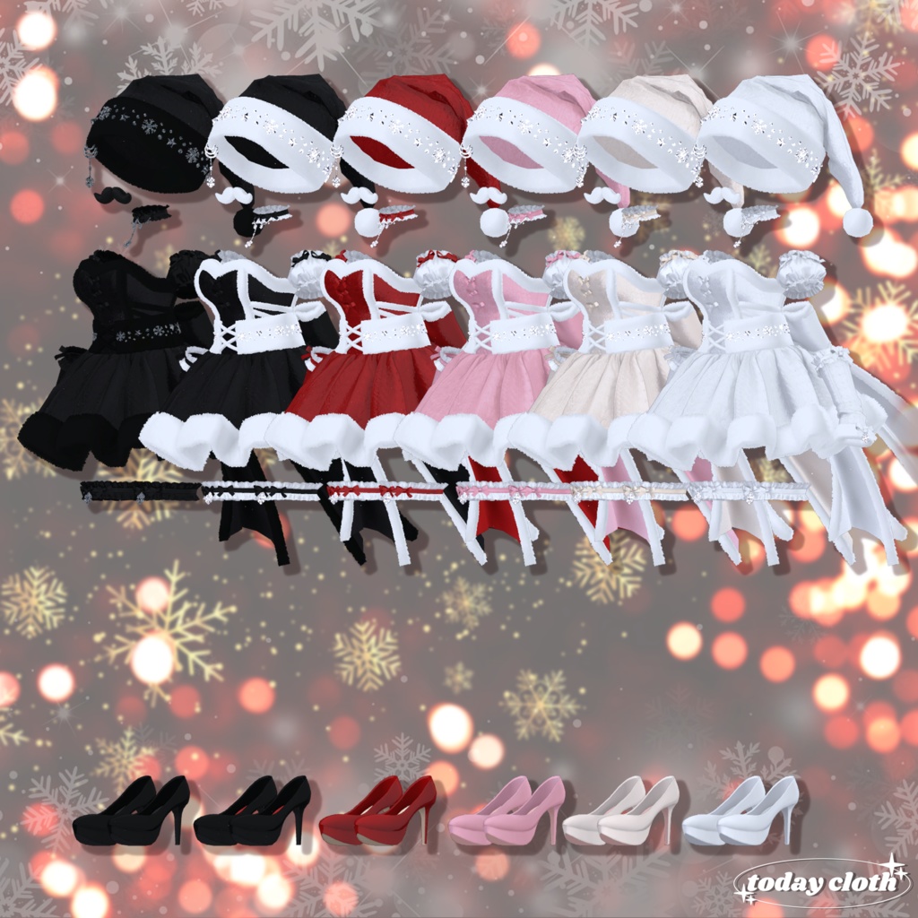 【8アバター対応】🐰Bunny Santa🐰