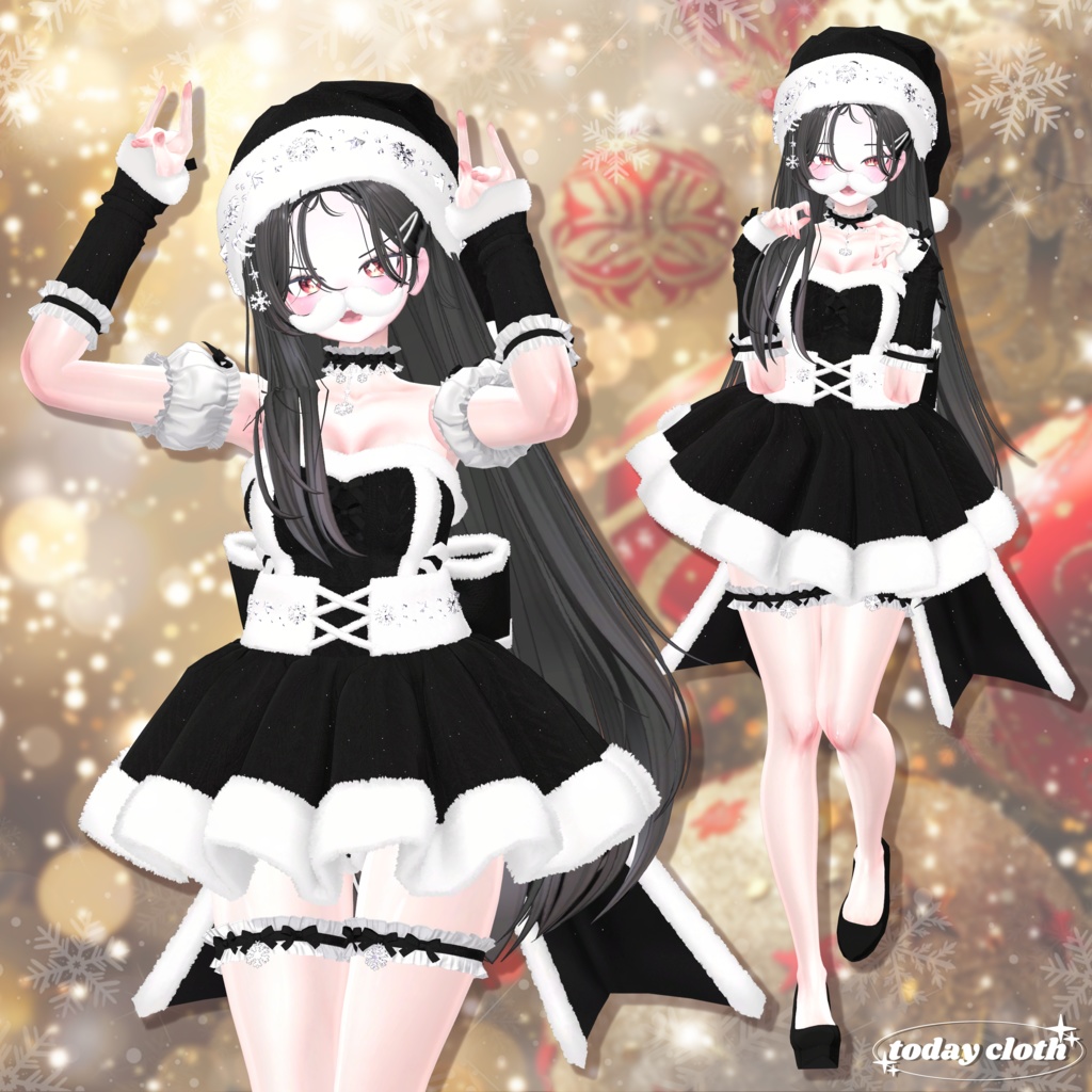 【8アバター対応】🐰Bunny Santa🐰