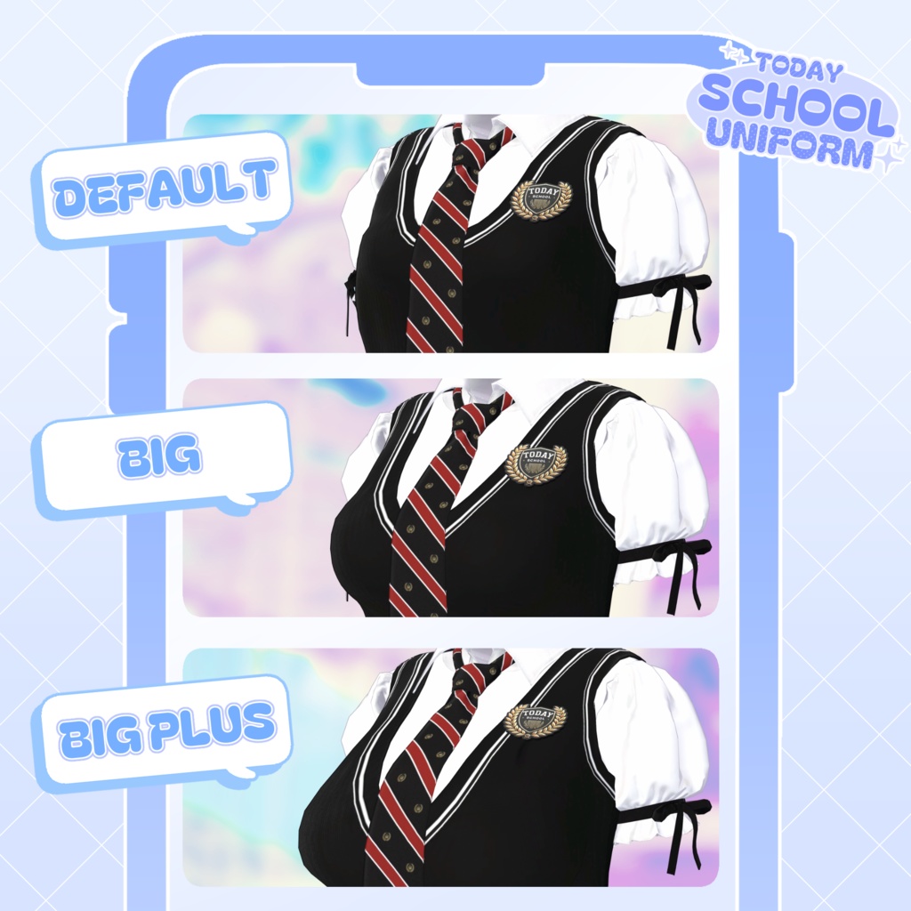 【8アバター対応】Today School uniform