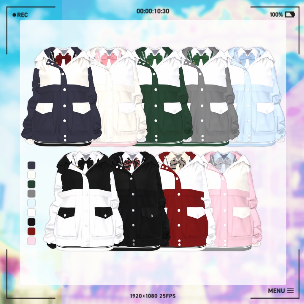 【8アバター対応】Today School uniform