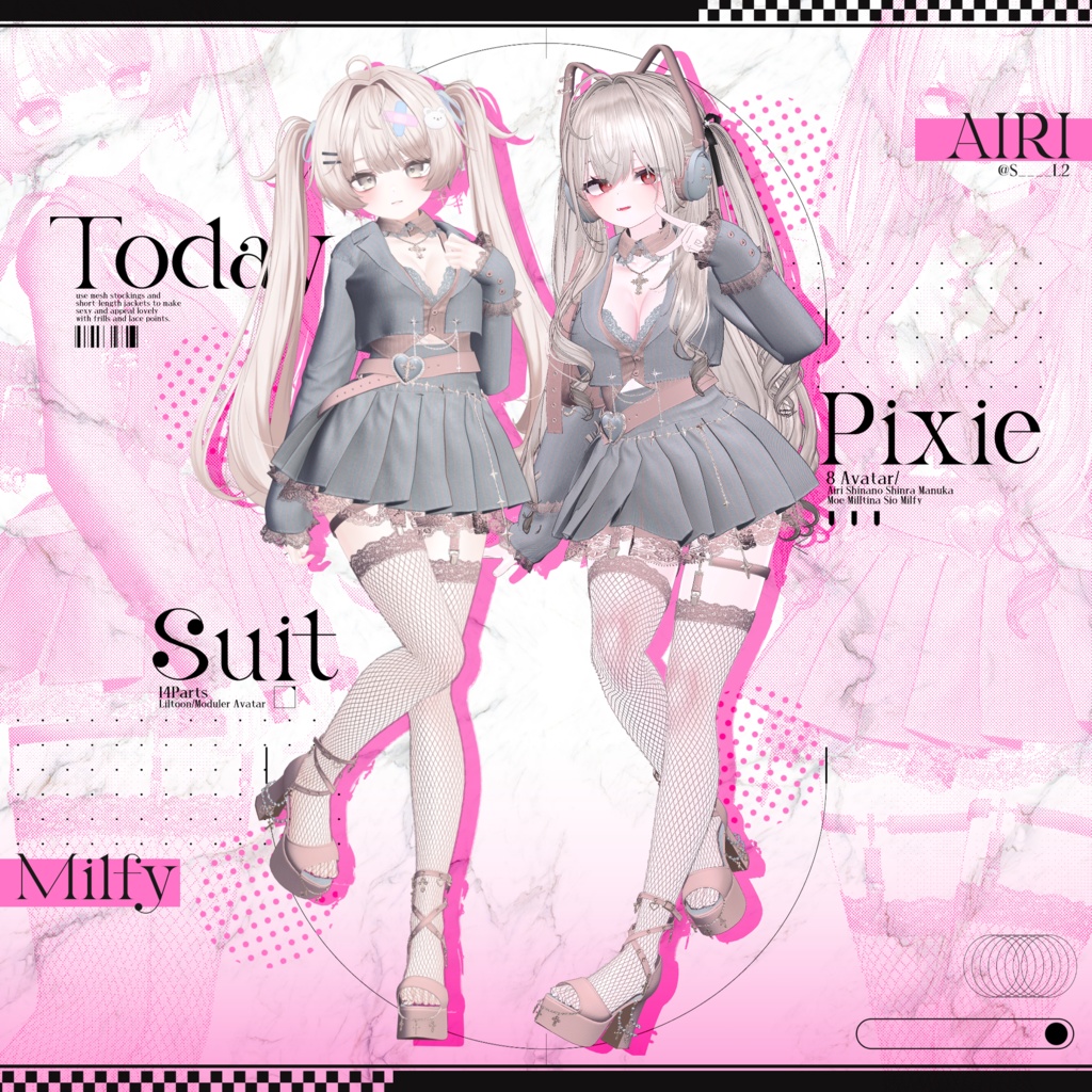 【8アバター対応】Today Pixie Suit
