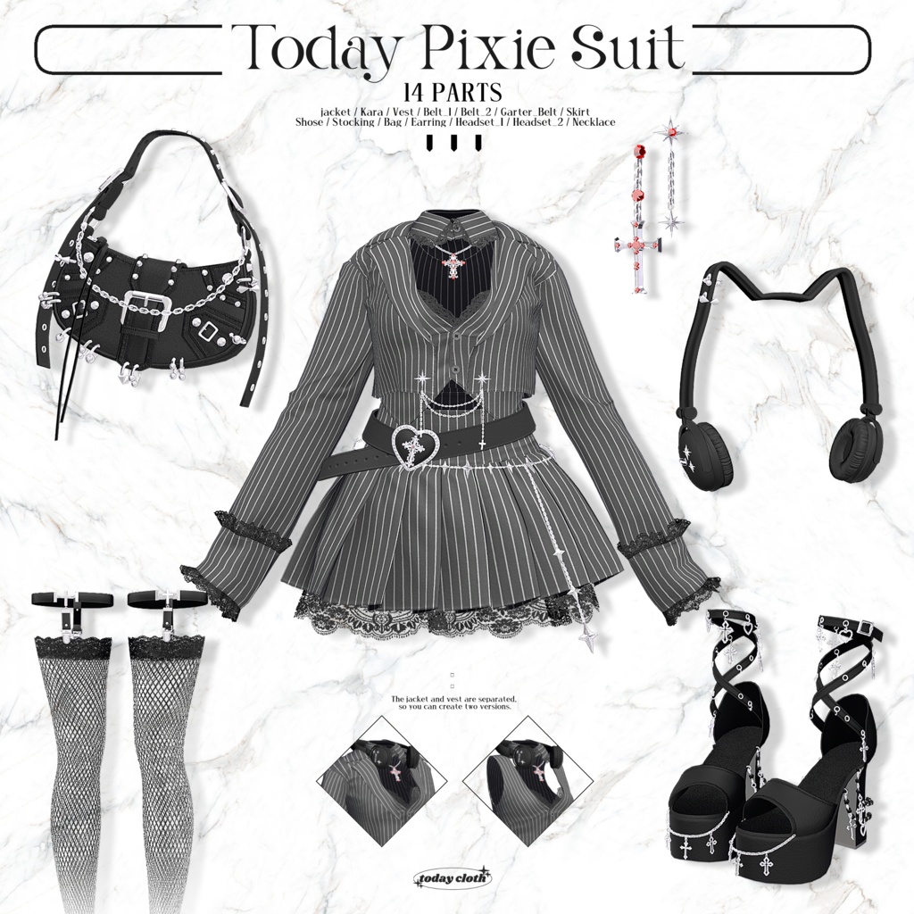 【8アバター対応】Today Pixie Suit