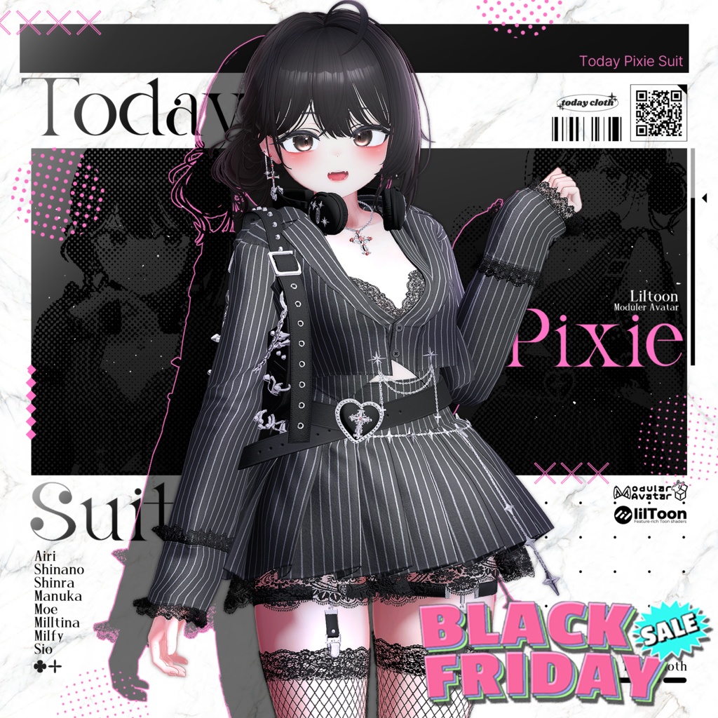 🖤SALE🖤【8アバター対応】Today Pixie Suit