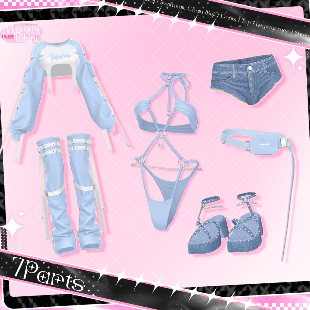 【7アバター対応】Moonbite Bikini