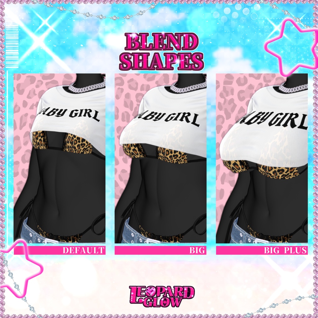 【8アバター対応】Leopard Glow