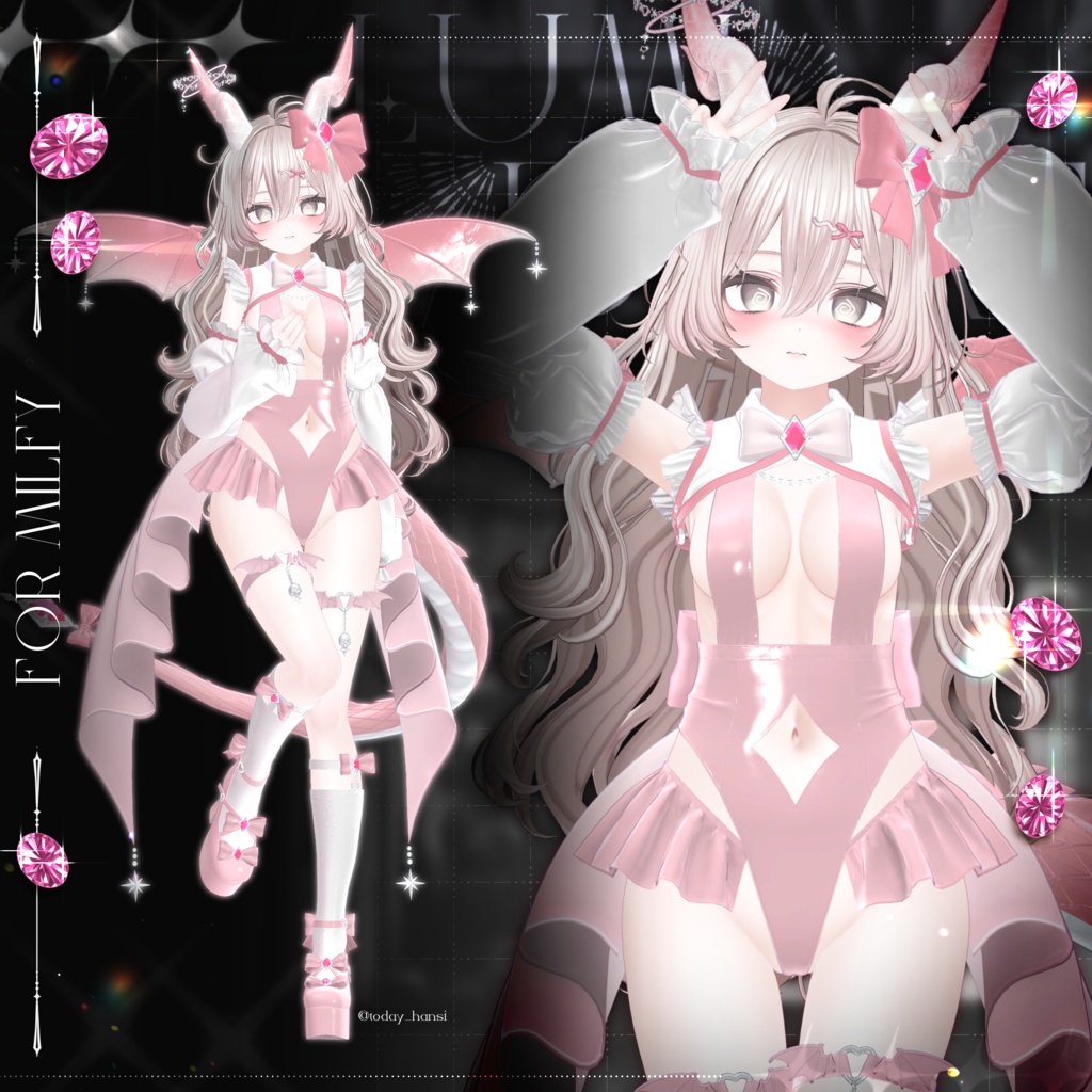 🖤SALE🖤【14アバター対応】Lumi Drake