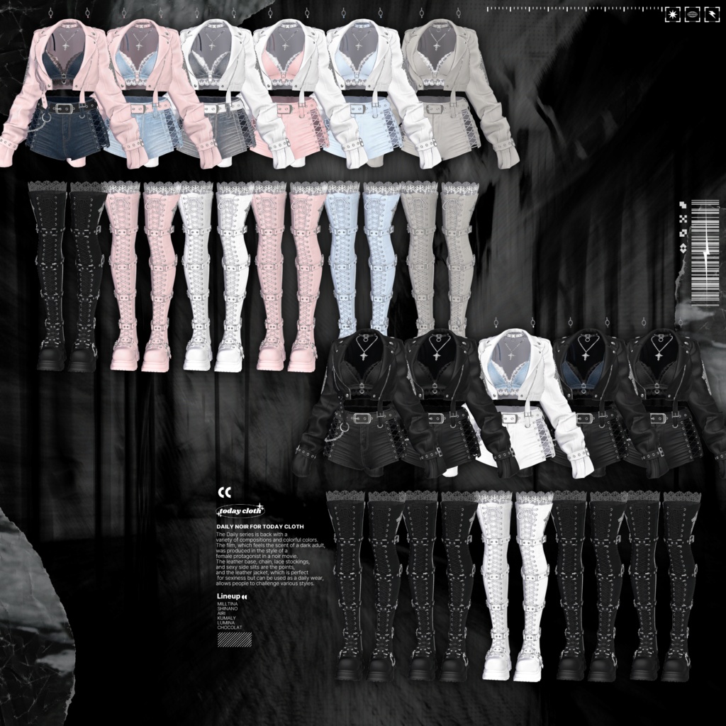 💕SALE💕【10アバター対応】Daily Noir