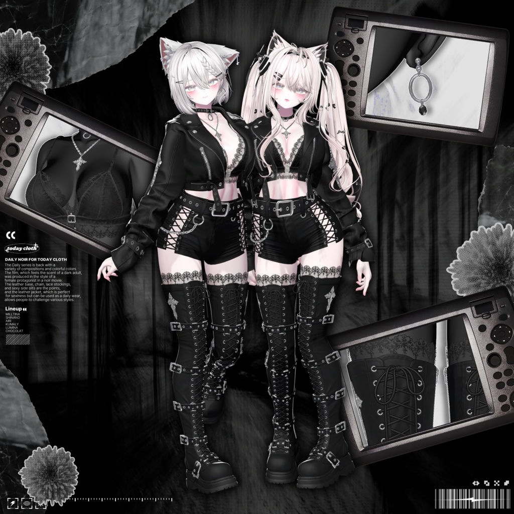 💕SALE💕【10アバター対応】Daily Noir