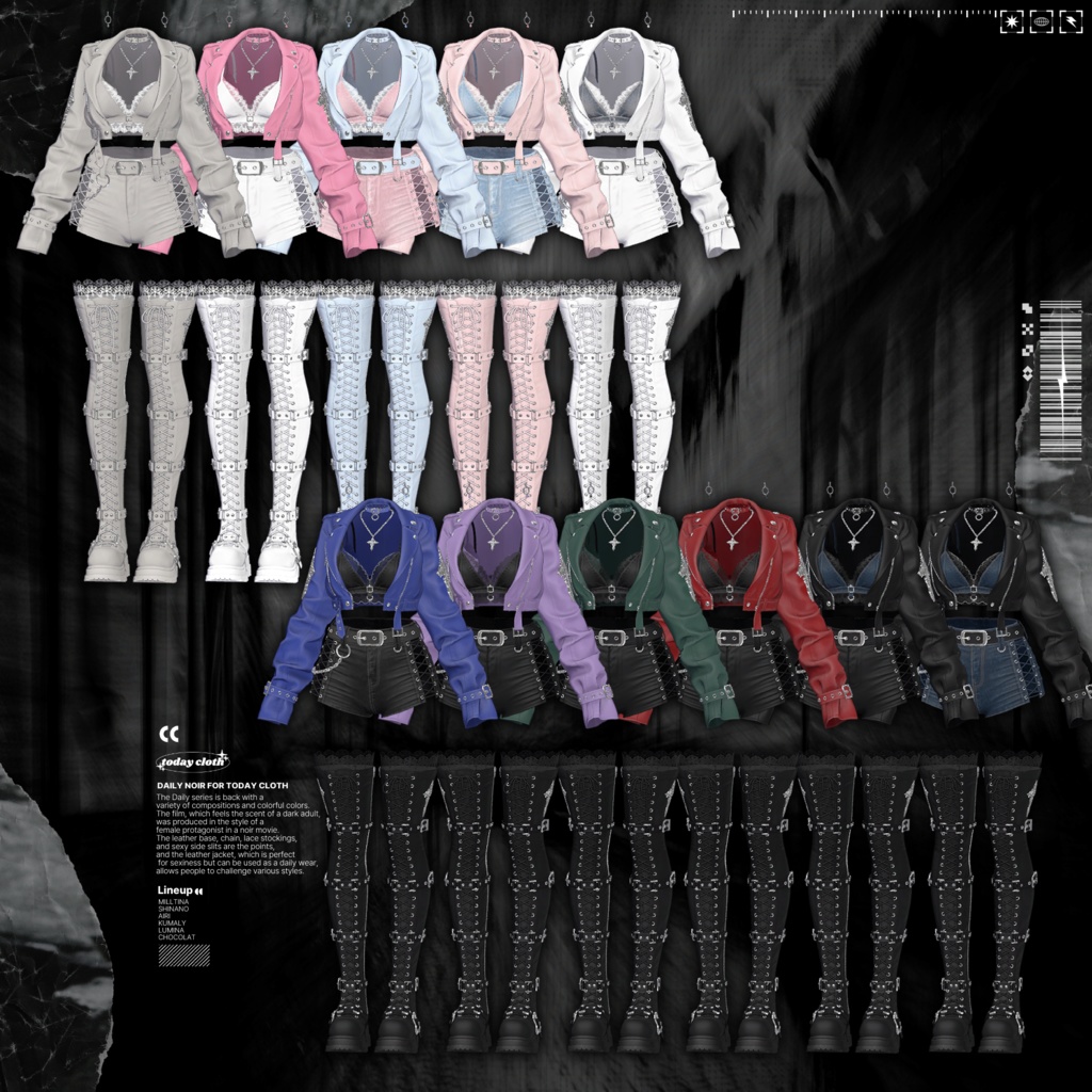 💕SALE💕【10アバター対応】Daily Noir