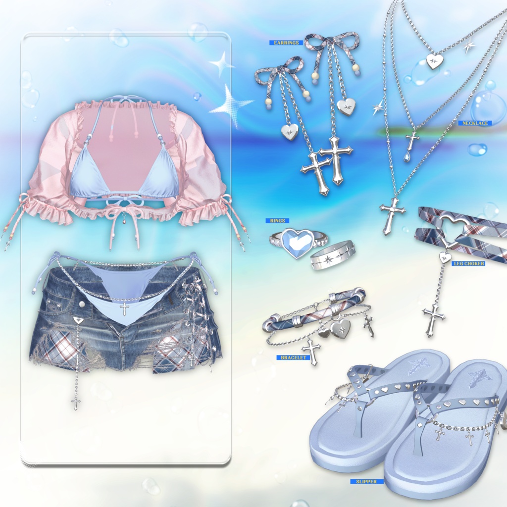 💕SALE💕【8アバター対応】Moonveil Siren🌙