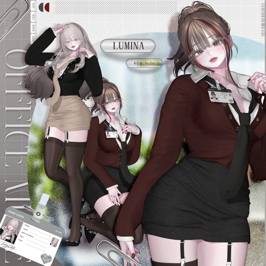🖤SALE🖤【10アバター対応】Office Muse