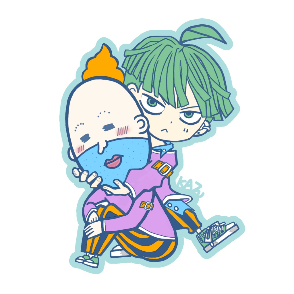 激&リク1周年記念ステッカー💩